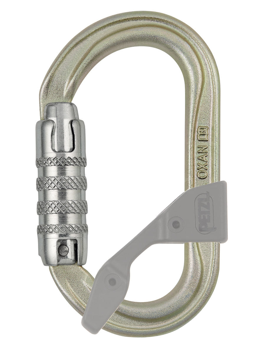 Petzl OXAN - Міцний сталевий овальний карабін з високою міцністю на розрив, ідеально підходить для складних робочих умов і встановлення точок кріплення або підвішування на металевих конструкціях. - imagen 6