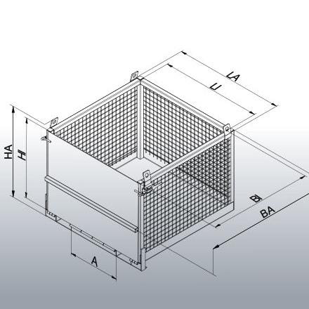 Eichinger Ladebox Material-Transportbehälter für Stapler und Kran – – Jetzt erhältlich im MTN Shop DE. - imagen 9