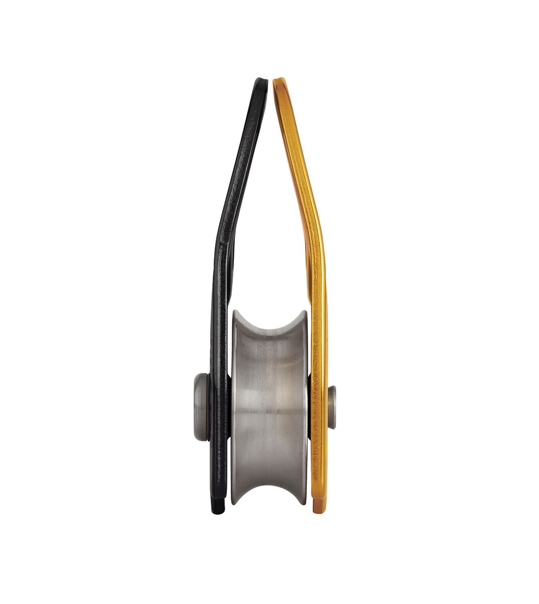 Petzl MINDER S1, Detailansicht der beweglichen Seitenplatten für Prusik-Reibungsknoten. - imagen 2