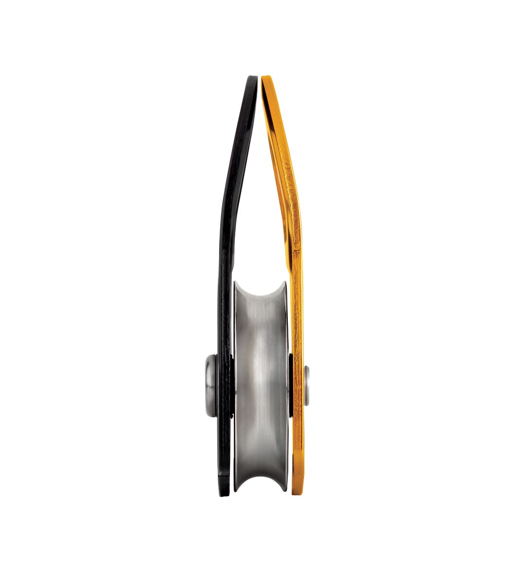 Petzl MINDER L1, Seilrolle mit mehreren Karabinern in den Befestigungslöchern. - imagen 3