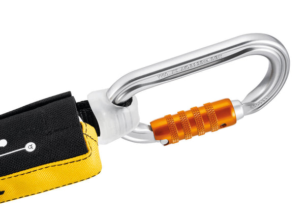 Petzl STRING – Zubehör zum Schutz von Gurtbändern und zur Positionierung von Verbindungselementen.