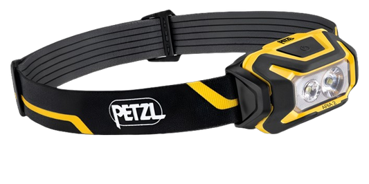 Petzl ARIA® 2 Robuste und wasserdichte Kompaktstirnlampe – Die ARIA 2-Stirnlampe ist robust, wasserdicht und perfekt für Profis. Nutze AAA-Batterien oder den CORE-Akku für maximale Flexibilität! Jetzt entdecken! – Jetzt erhältlich im MTN Shop DE.