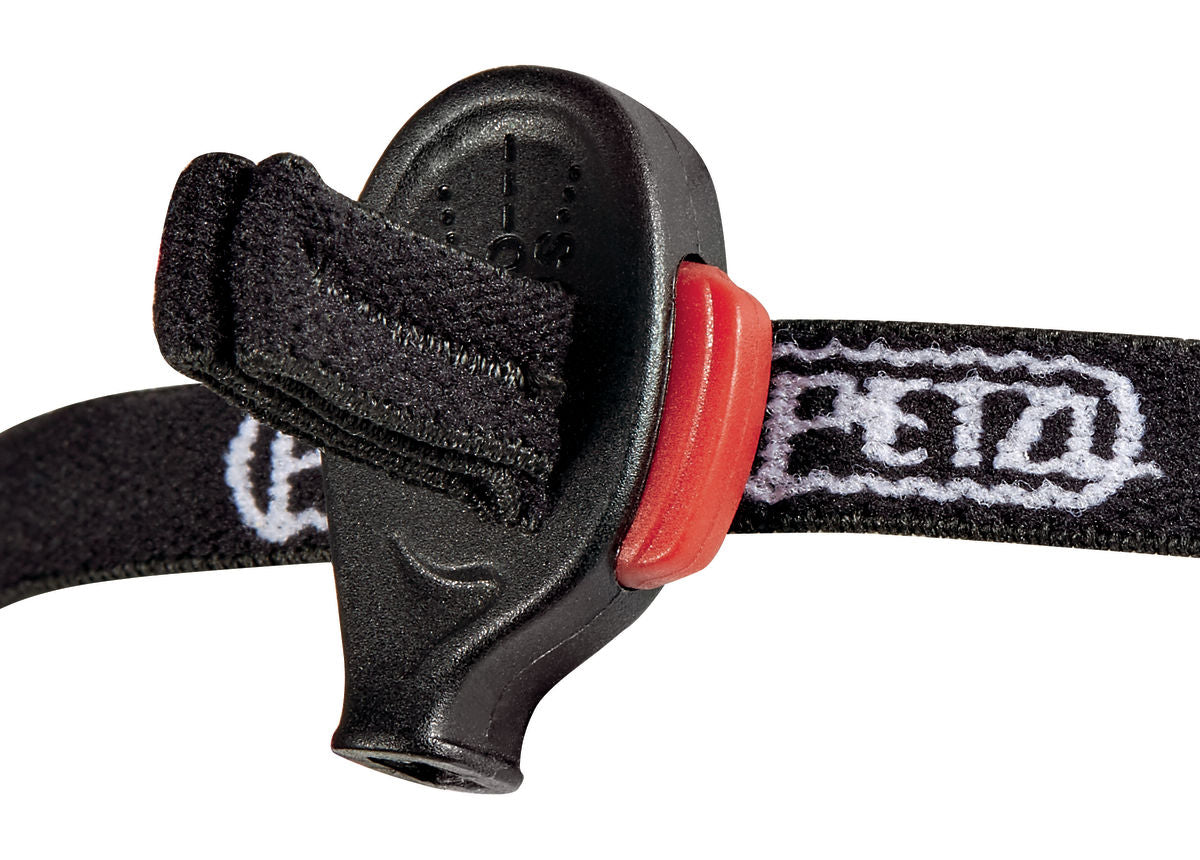 Petzl e+LITE – ультракомпактний, водонепроникний налобний ліхтар (40 люменів) з білим і червоним світлом, термін зберігання 10 років, включаючи аварійний свисток