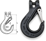 Safetex Lasthaken mit Gabelkopfanschluss