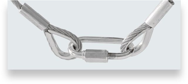 Safetex Sicherungsseile mit Kauschen verzinkt (10 Stück) - imagen 2