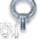 Рим-болт Safetex DIN 580, оцинкований, кований (10 шт.)