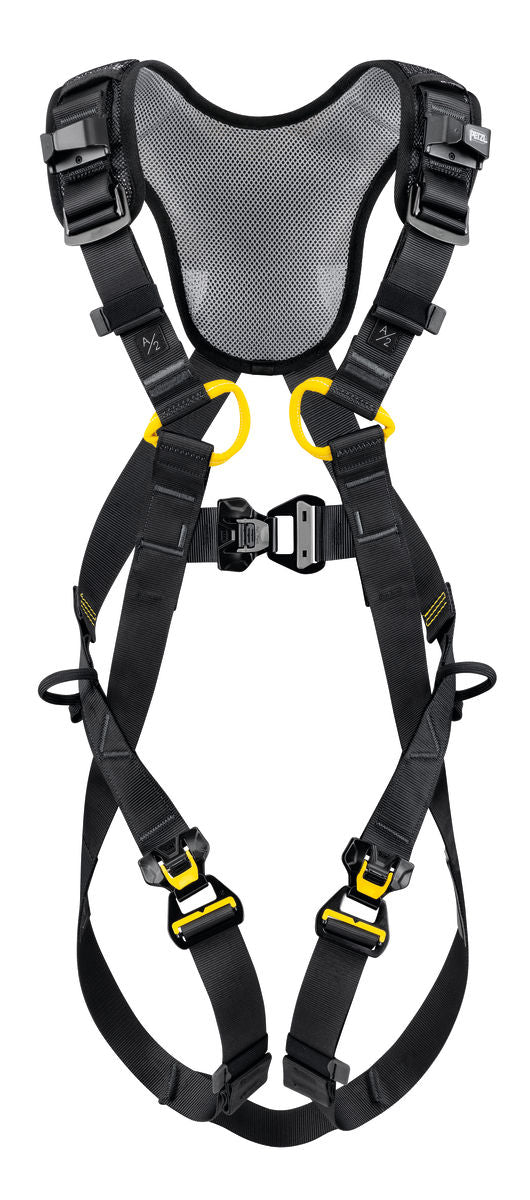 Petzl NEWTON FAST Sicherheitsgurt, internationale Ausführung, Ganzkörpergurt für Arbeiten in der Höhe. Mit Schnellverschluss-Schnallen und reflektierenden Elementen für erhöhte Sicherheit.