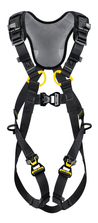 Petzl NEWTON FAST Sicherheitsgurt, internationale Ausführung, Ganzkörpergurt für Arbeiten in der Höhe. Mit Schnellverschluss-Schnallen und reflektierenden Elementen für erhöhte Sicherheit.