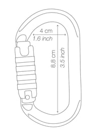 Овальний карабін Petzl OK (10 штук) – – Зараз доступний у MTN Shop DE.