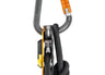 Petzl WILLIAM – Leichtgewichtiger, großer asymmetrischer Karabiner aus Aluminium mit Keylock-System und verschiedenen Verriegelungssystemen, ideal für das Verbinden mehrerer Elemente in der Höhenarbeit.