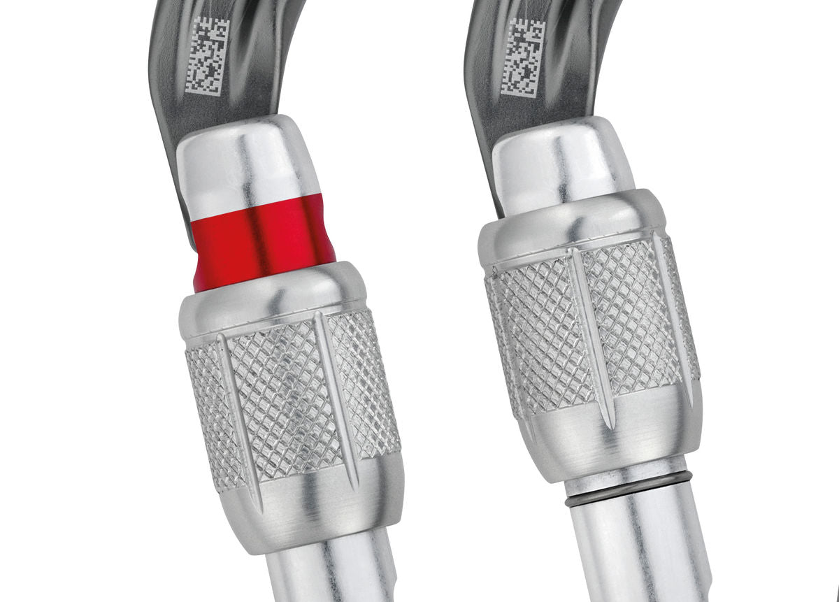 Petzl WILLIAM - легкий, великий асиметричний алюмінієвий карабін із системою замка та різними системами замків, ідеально підходить для з'єднання кількох елементів під час роботи на висоті. - imagen 12