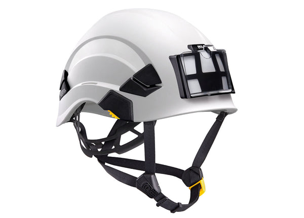 Petzl Ausweishalter für die Helme VERTEX® und STRATO® – Transparent – Schutz für Visitenkarten – Sicherheit 