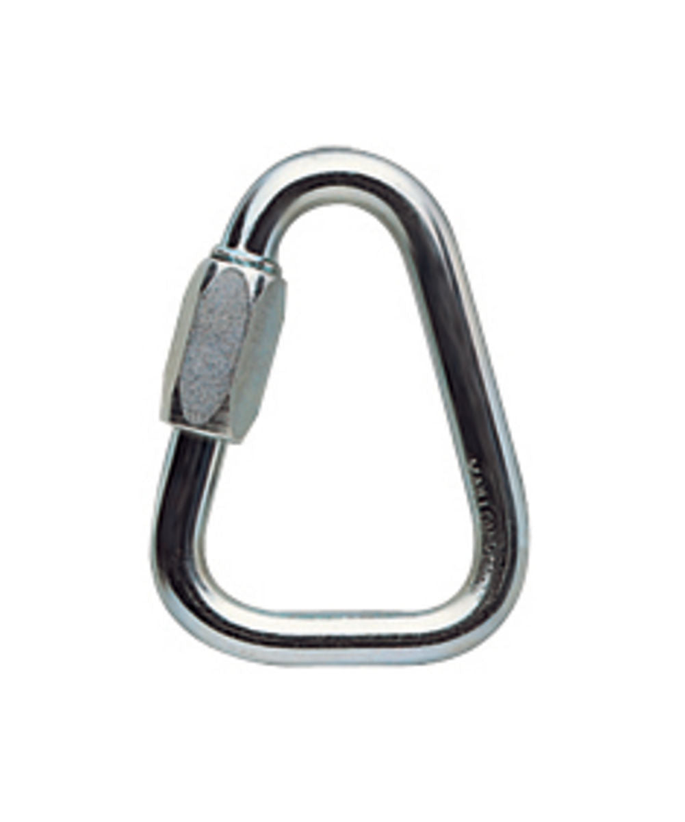 Petzl DELTA – трикутне сталеве стопорне кільце, доступне в різних діаметрах (8 мм, 10 мм) і з додатковим позиціонуючим кронштейном для мотузкового затискача CROLL. - imagen 2