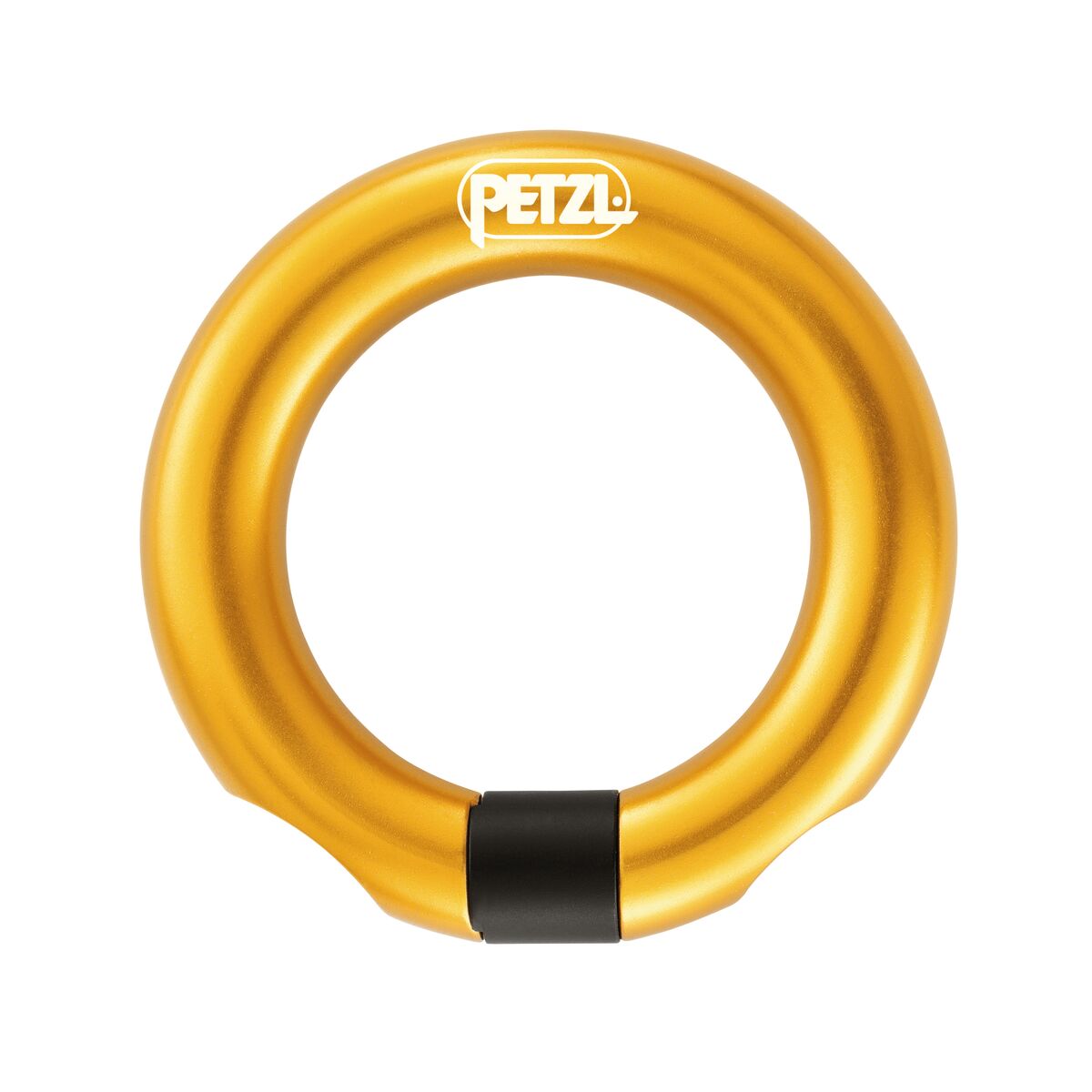 Petzl RING OPEN – Aufschraubbare, runde Aluminium-Öse mit 11 mm Öffnung für permanente Verbindungen. Maximale Bruchlast 23 kN in alle Richtungen.