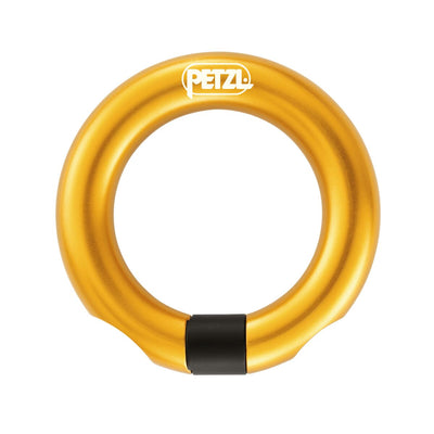 Petzl RING OPEN – Aufschraubbare, runde Aluminium-Öse mit 11 mm Öffnung für permanente Verbindungen. Maximale Bruchlast 23 kN in alle Richtungen.
