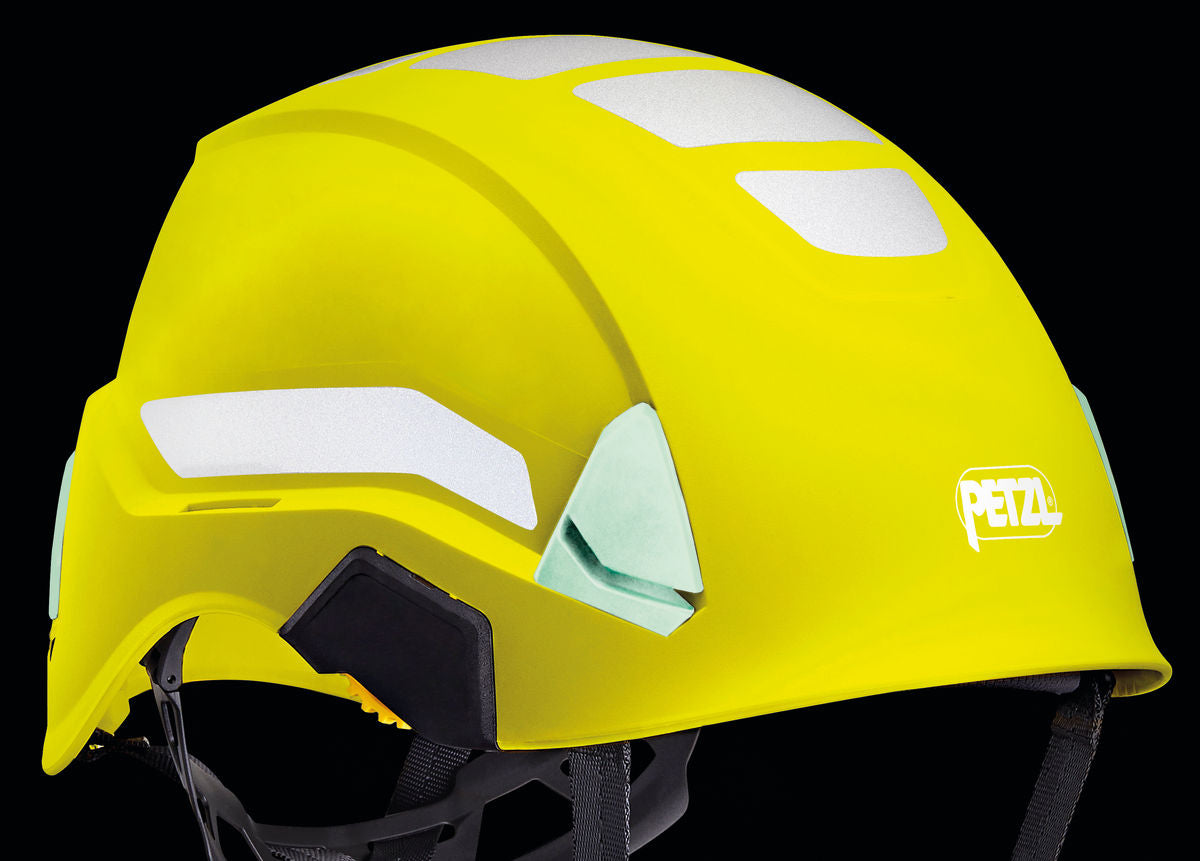 Світловідбиваючі наклейки Petzl для шолома STRATO® - 4 попередньо вирізані наклейки для підвищення видимості та безпеки в умовах слабкого освітлення. - imagen 2