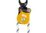 Petzl Spin L1 Umlenkrolle – Einfache Umlenkrolle mit Wirbel und sehr hohem Wirkungsgrad. Die SPIN L1-Umlenkrolle lässt sich öffnen, auch wenn sie am Anschlagpunkt befestigt ist, und erleichtert das Einrichten von Flaschenzugsystemen, Hilfsseilbahnen und Umlenksystemen. Die große Laufrolle mit gekapseltem Kugellager gewährleistet einen ausgezeichneten Wirkungsgrad. Das Handling wird durch einen Wirbel erleichtert, welcher eine Ausrichtung der Umlenkrolle unter Last sowie ein direktes Einhängen von Karabinern