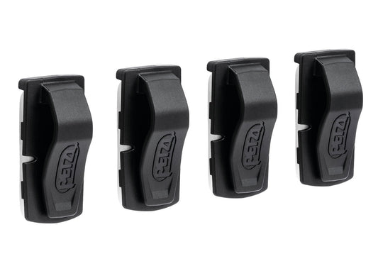 Petzl UNI ADAPT – Klebeclip-Set zur sicheren Befestigung einer Stirnlampe an Helmen ohne Stirnlampenclips
