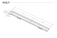 ALTEC Foldable lightweight aluminium rail with edge RAS-F (para) - Високоміцний, протиковзкий наконечник з корундовим покриттям. Складається для економії місця та ідеально підходить для гнучкого використання! Відкрийте зараз! – Тепер доступний у MTN Shop DE.
