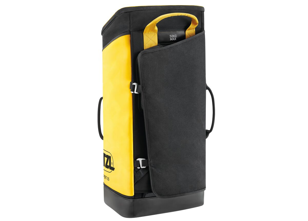 Petzl EXPERT 55, Seitenansicht mit oberem Tragegriff. - imagen 7
