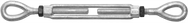 Safetex Ösen-/Ösen-Spannschlösser – Verzinkt (Extra lange Dehnfähigkeit)