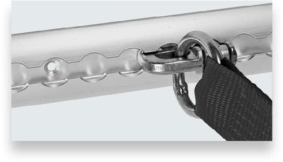 Safetex Airlineschine Aluminium Halbrund-Profil