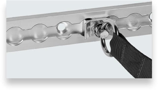 Safetex Airlineschine Aluminium Vierkant-Profil