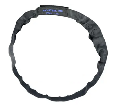 Safetex Rundschlinge SX-STEEL mit Stahlseilkern – Violett / 0.5