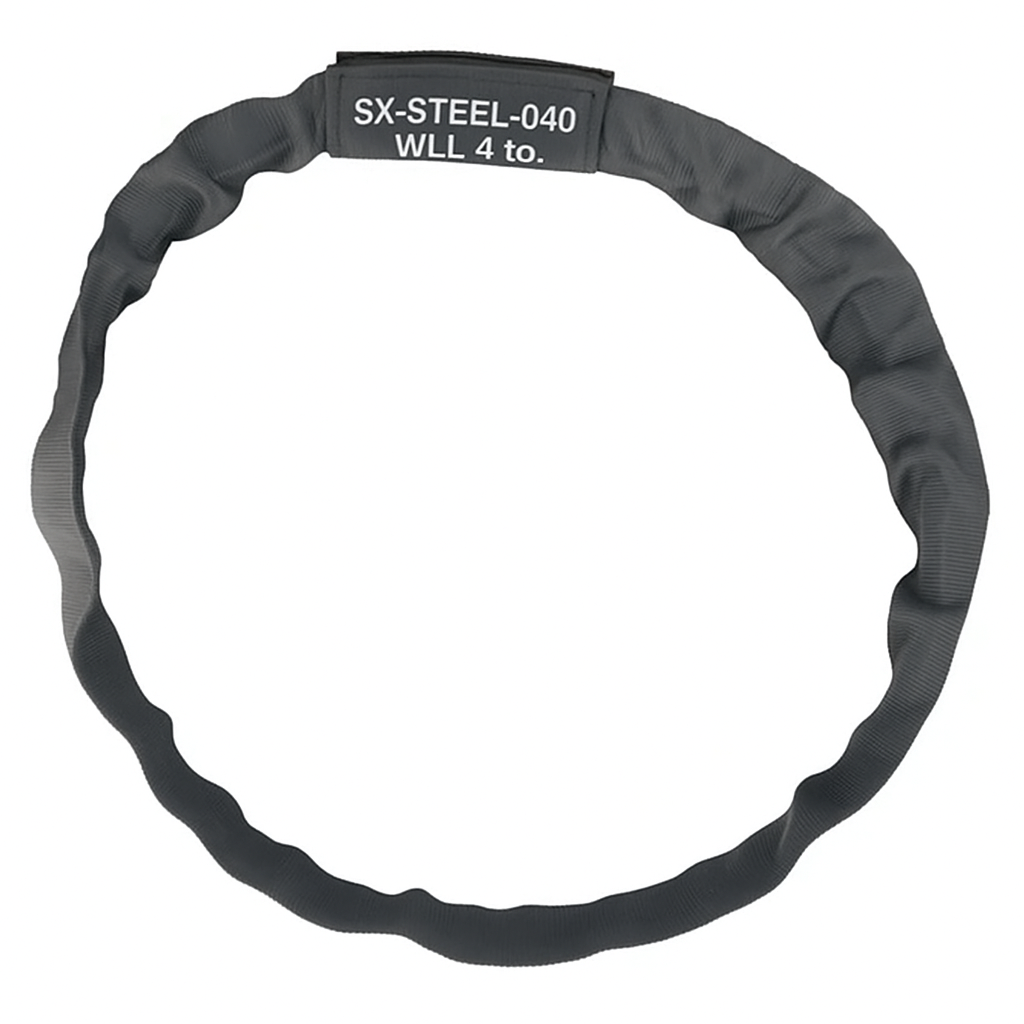 Safetex Rundschlinge SX-STEEL mit Stahlseilkern - imagen 7