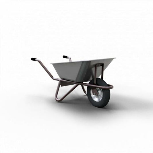 Schake Schubkarre Typ Geselle unmontiert – Robuster Rohrrahmen, ideal für Bau & Garten. Flexibel einstellbar, hohe Tragfähigkeit, lackiert. Individuelle Werbeflächen möglich! – Jetzt erhältlich im MTN Shop DE.