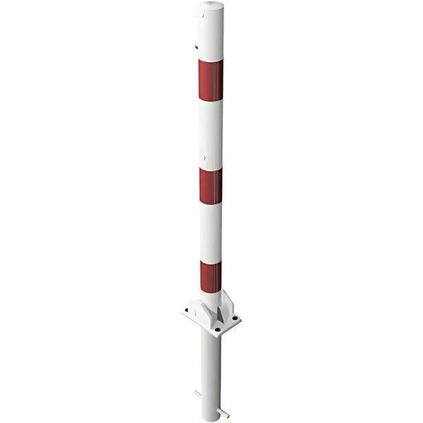 Schake Absperrpfosten Stahlrohr Ø 60 x 2,5 mm umlegbar für Vorhangschloss – – Jetzt erhältlich im MTN Shop DE.