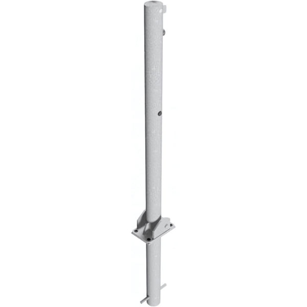 Schake Absperrpfosten Stahlrohr Ø 60 x 2,5 mm umlegbar für Vorhangschloss – – Jetzt erhältlich im MTN Shop DE.