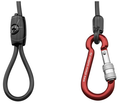 Aliens Spiralkabel 4 MiniScrewkarabiner – zweites Bild