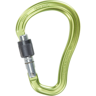 Skylotec AXIS HMS SG Karabiner Grau/Grün - HMS-Aluminiumkarabiner mit Screwgate für Bergsport und Rettungseinsätze