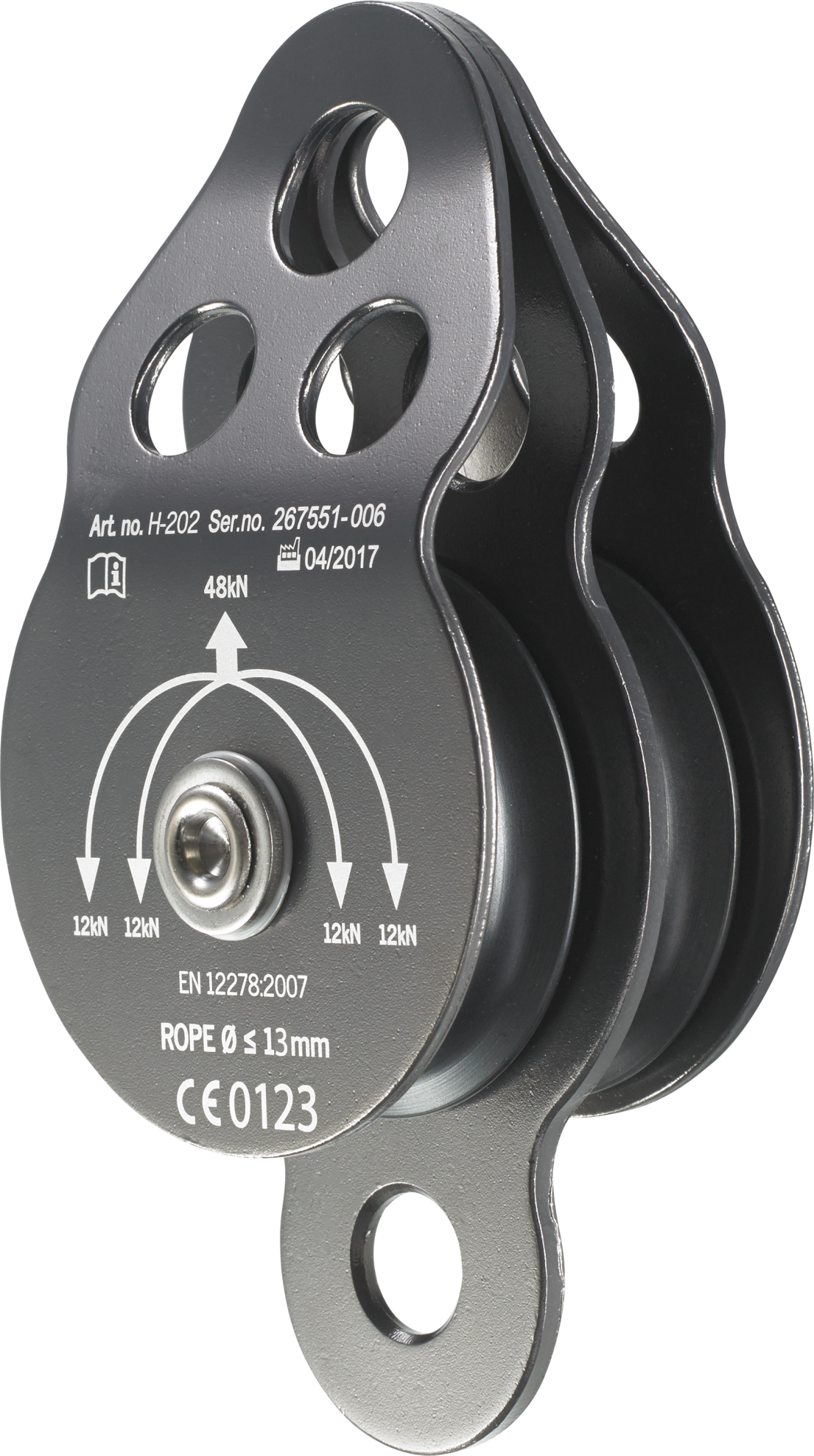 Skylotec CASTOR DOUBLE Doppelumlenkrolle - imagen 2