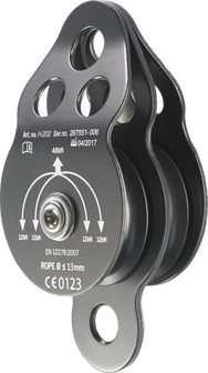 Skylotec CASTOR DOUBLE Doppelumlenkrolle - imagen 2