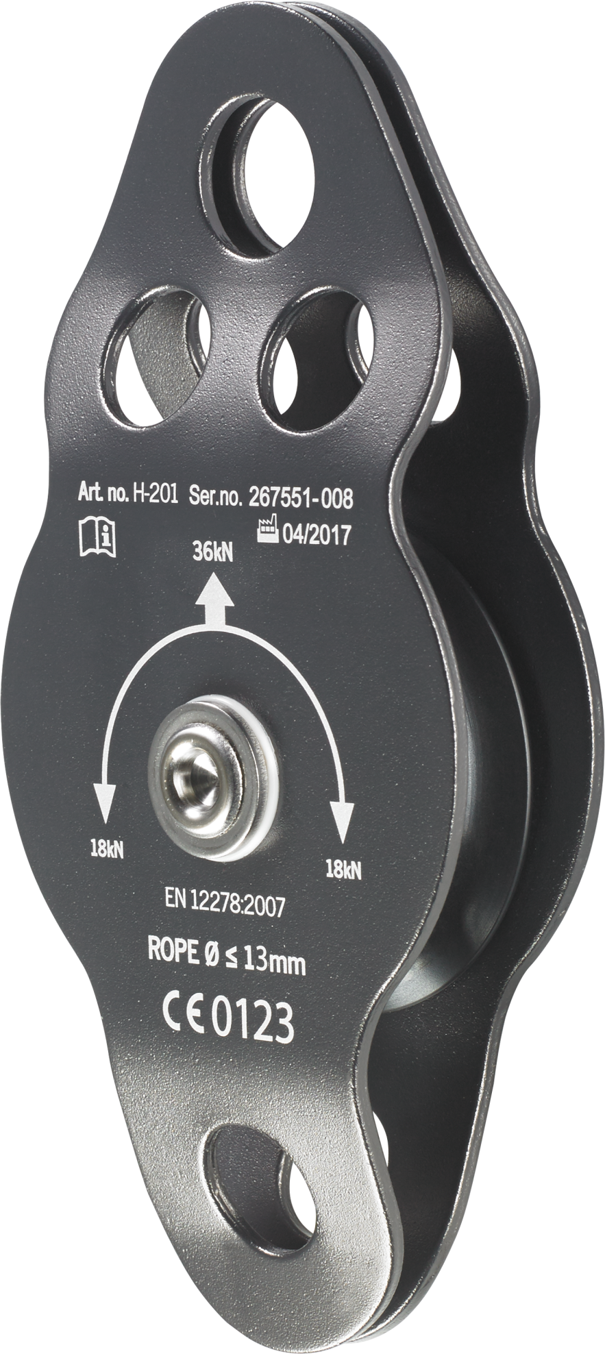 Skylotec CASTOR Umlenkrolle 14 mm, 36 kN - imagen 2