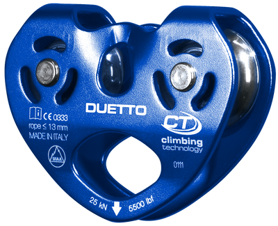 Skylotec DUETTO Umlenkrolle, doppelt – Blau