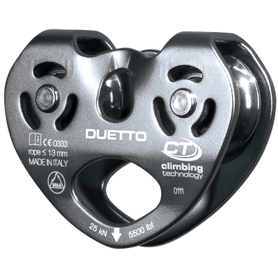 Skylotec DUETTO Umlenkrolle, doppelt – Grau