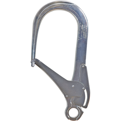 Skylotec GIANT Karabiner AL Silber - Extragroßer Aluminiumkarabiner mit Palm Squeeze und 105 mm Öffnung für Masten und Türme