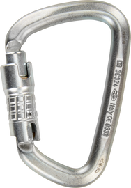 Skylotec LARGE STEEL TG ANSI Karabiner Silber - Stahlkarabiner mit Trilock-Verschluss EN 362 und ANSI Z359.12 zertifiziert