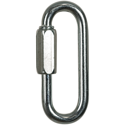  Skylotec Q-LINK S-STEEL 07 Karabiner Silber - Ovaler Edelstahlschnellverschluss Ø7mm für maritime Umgebungen