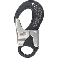 Skylotec SHELTER EVO Karabiner Schwarz/Silber - Verbindungskarabiner mit Palm Squeeze Doppelverschluss