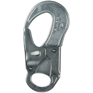 Skylotec SHELTER STEEL Karabiner Silber - Stahlkarabiner mit Palm Squeeze Doppelverschluss für industrielle Einsätze