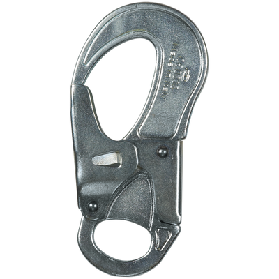 Skylotec SHELTER STEEL Karabiner Silber - Stahlkarabiner mit Palm Squeeze Doppelverschluss für industrielle Einsätze
