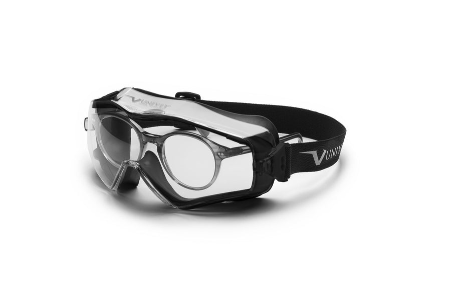 Univet Vollsichtbrille 6X3 Black Edition Clear Ultra (5 stück)
