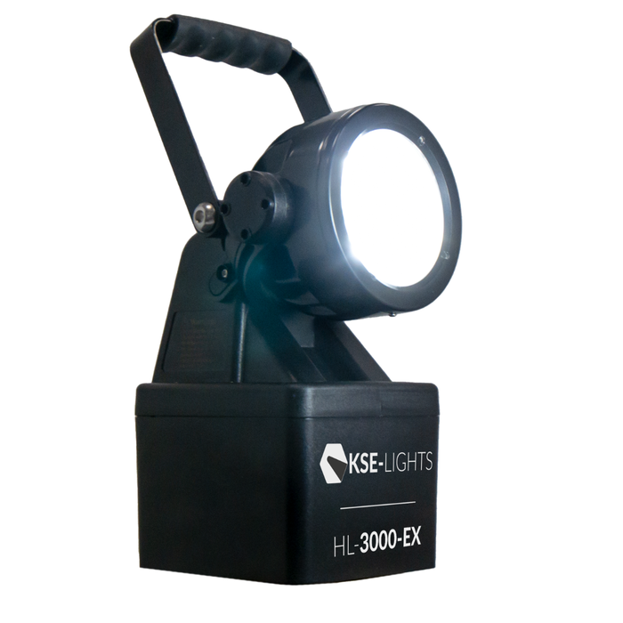 KSE-LIGHTS Ex-geschützter LED-Handbaustrahler HL-3000