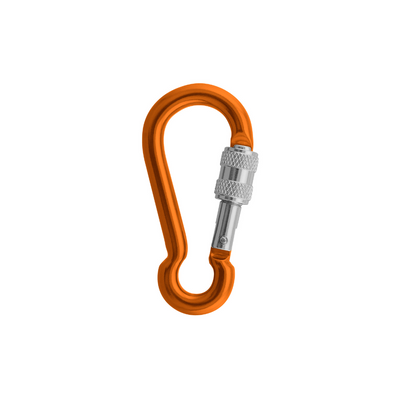 Aliens Spiralkabel 4 mit 2 Minikarabinern/Screw – Orange