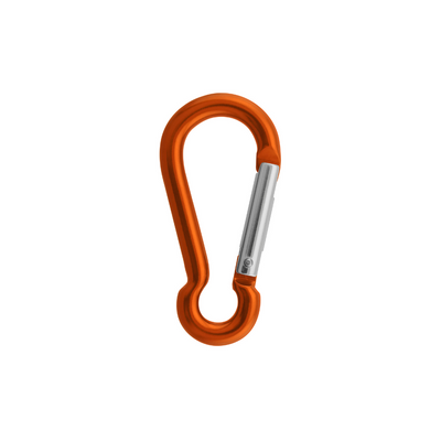 Aliens Spiralkabel 4 mit 2 Minikarabinern – Orange