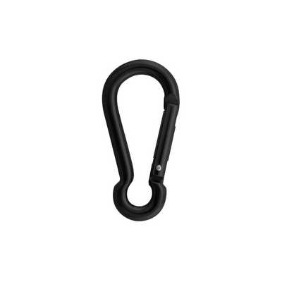 Aliens Spiralkabel 4 Minikarabiner & Schlaufe – Schwarz